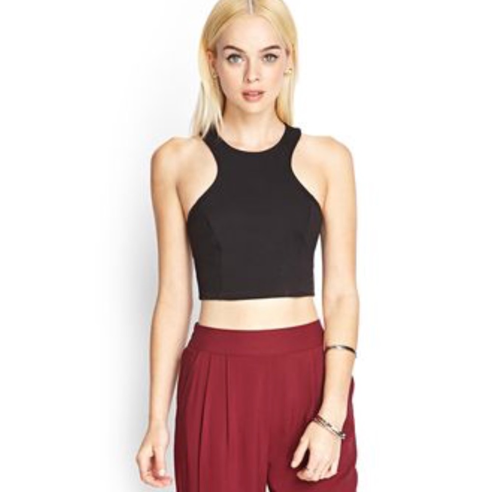 Cute Racerback Crop Top - Picture 3 of 10